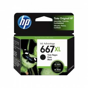 CARTUCHO TINTA ORIGINAL HP 667XL NEGRO