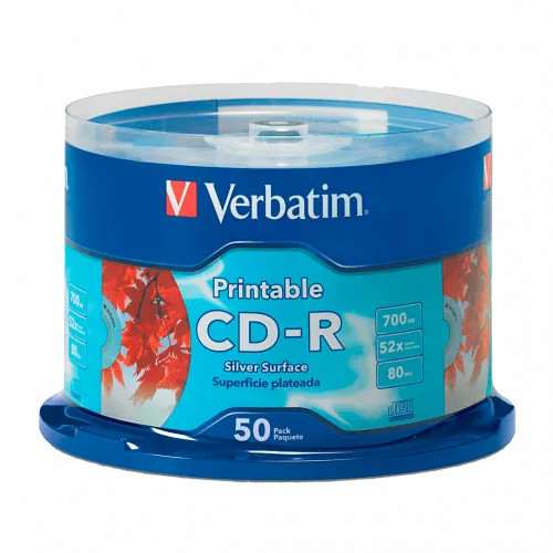 CD-R VERBATIM IMPRIMIBLE CAMPANA/50