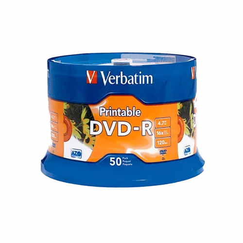 DVD-R VERBATIM C/BLANCA IMPRIM C/50